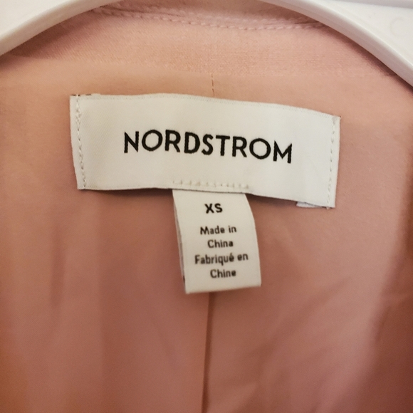 Nordstrom Cinched Waist Blazer in Pink Zephyr at Nordstrom, Size X-Small - Picture 4 of 8
